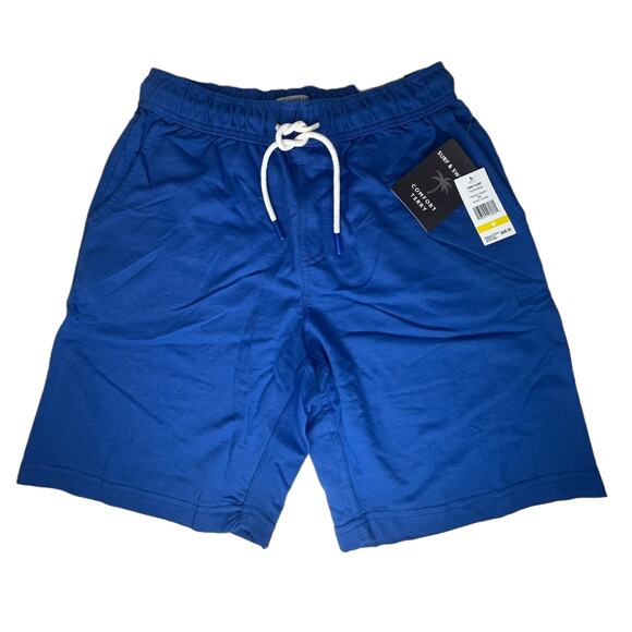 NEW Men's Trunks Surf & Swim Co BLUE FRENCH TERRY SHORT Medium Royal Cloud NWT - Picture 4 of 8